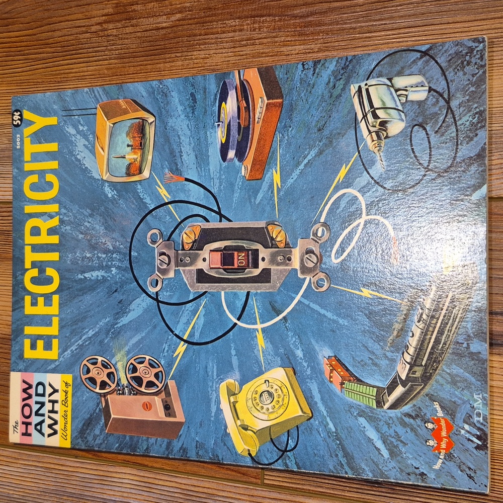 Vintage 60's How And Why Wonder Book - Electricity
